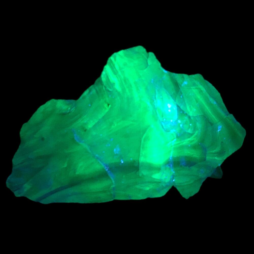 Cobalt Blue Manganese Fenton Glowing‎ Art Glass Cullet #4GX12